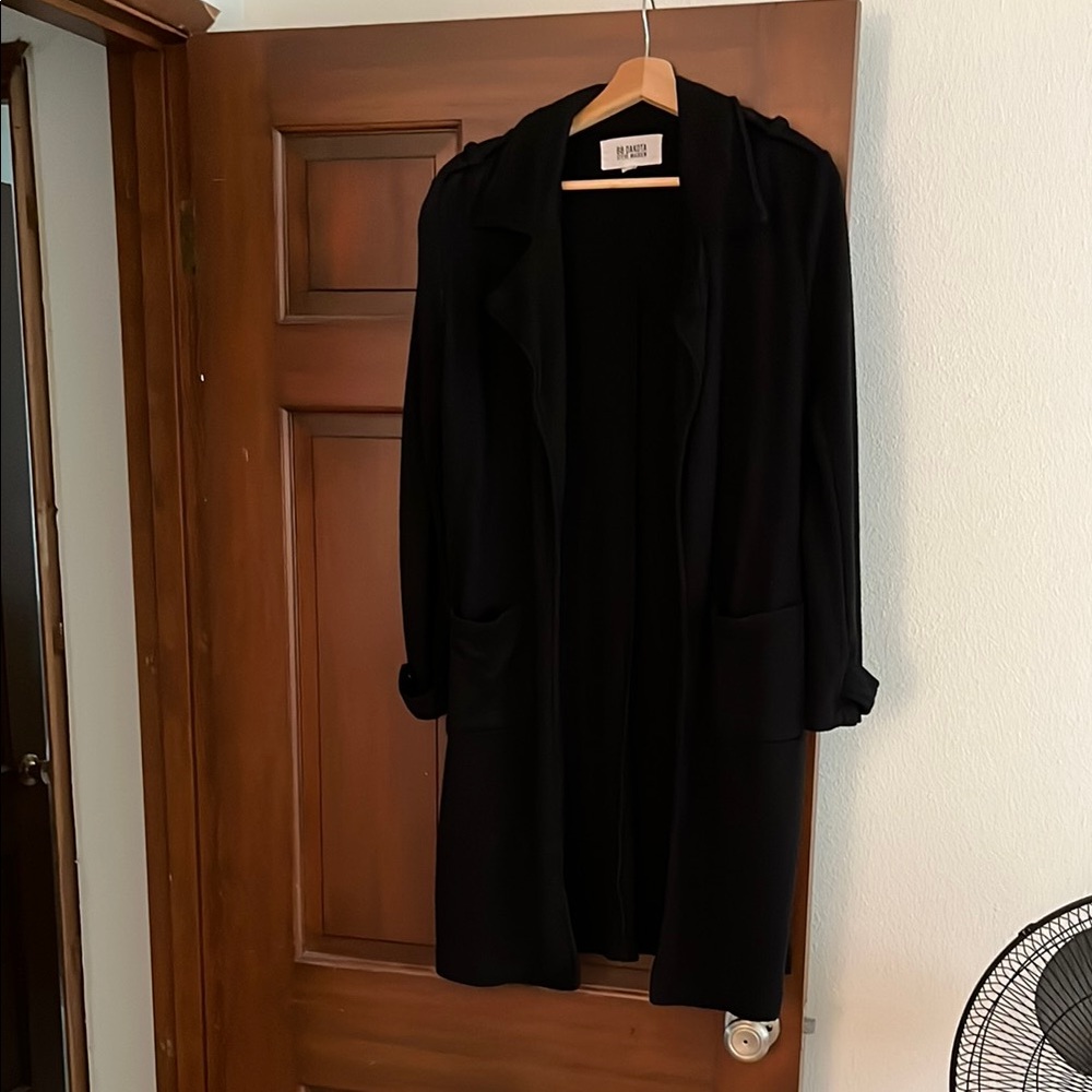 Black Longline Cardigan